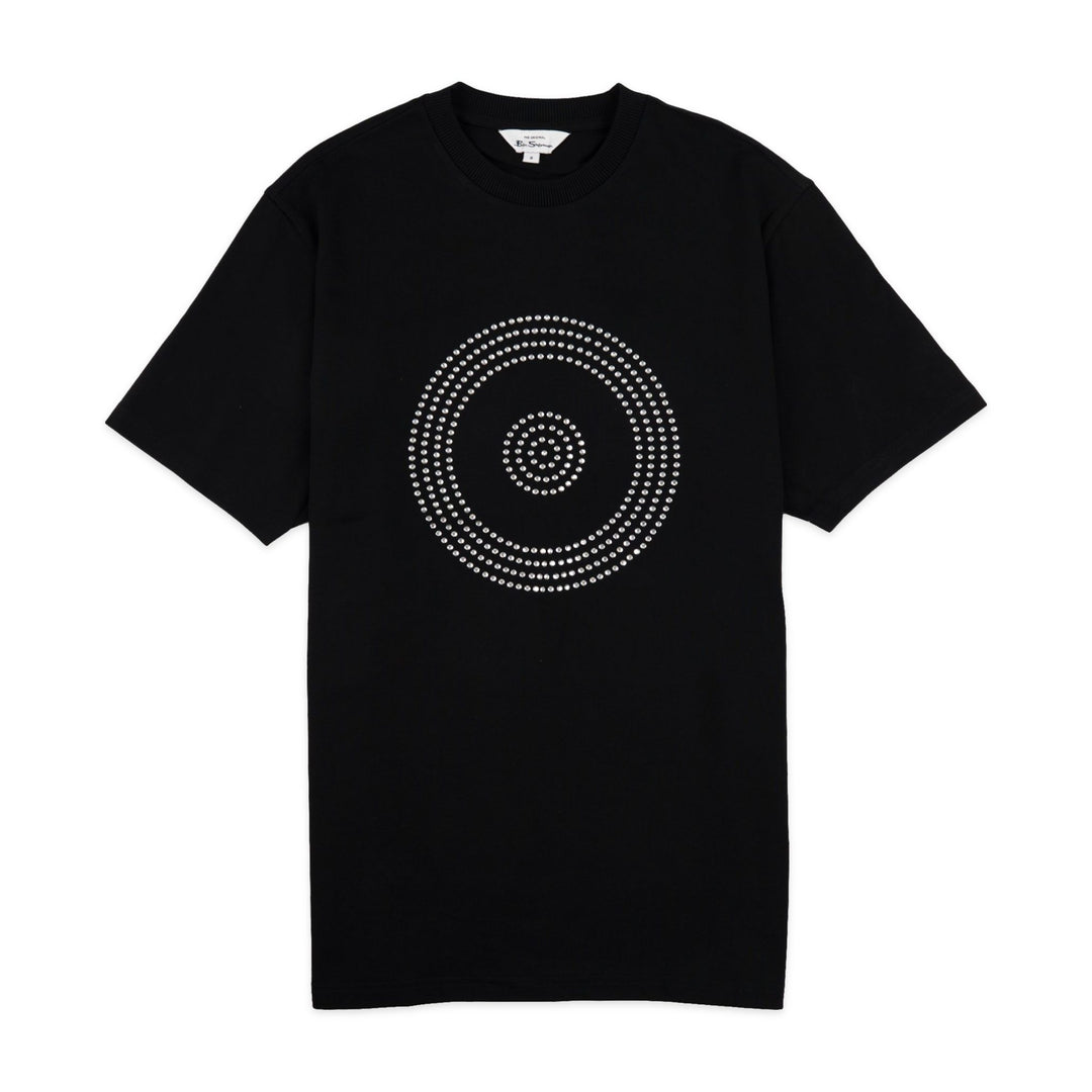 TARGET BLING TEE SHIRT - BLACK