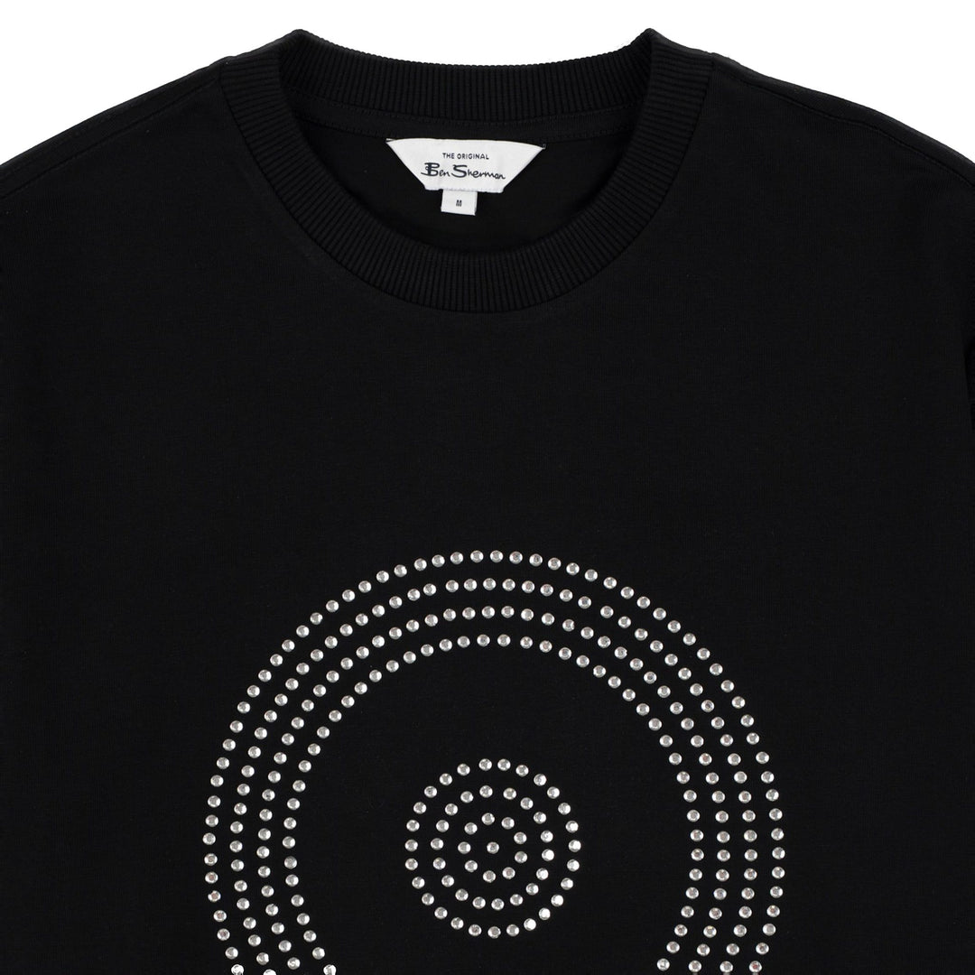TARGET BLING TEE SHIRT - BLACK