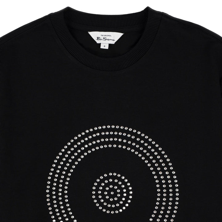 TARGET BLING TEE SHIRT - BLACK