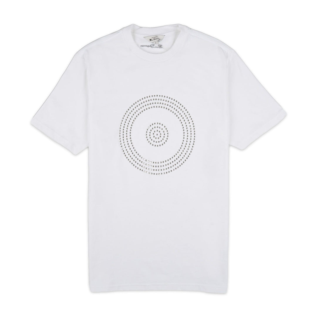 TARGET BLING TEE SHIRT - WHITE