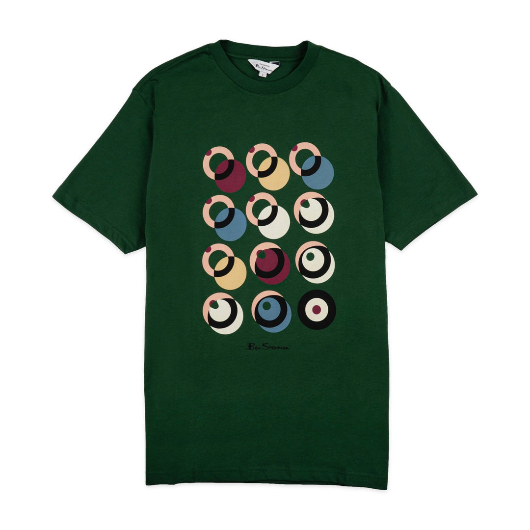 TARGET SHADOW TEE SHIRT - FOREST GREEN