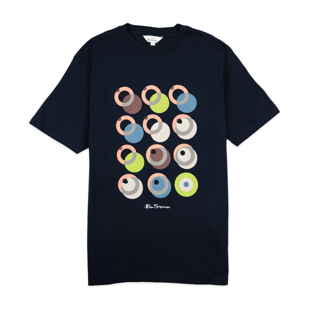 TARGET SHADOW TEE SHIRT - NAVY