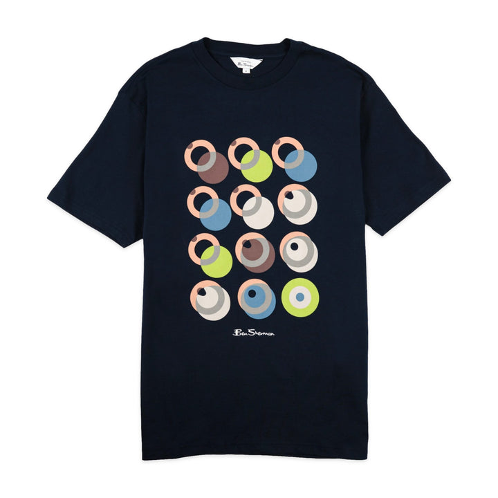 TARGET SHADOW TEE SHIRT - NAVY