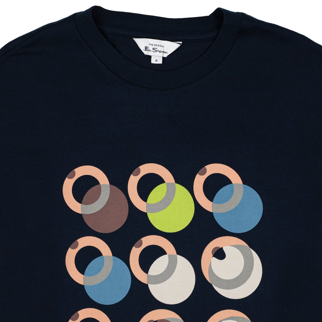 TARGET SHADOW TEE SHIRT - NAVY