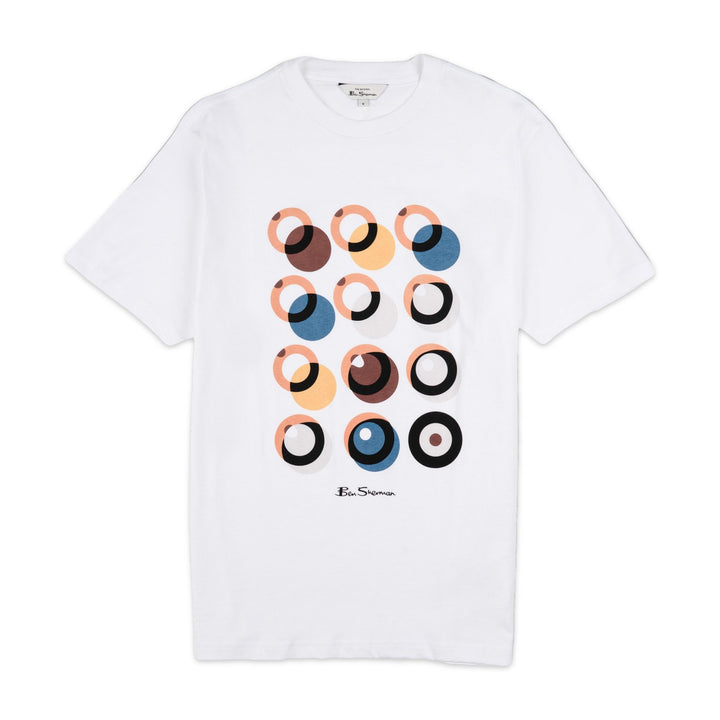 TARGET SHADOW TEE SHIRT - WHITE