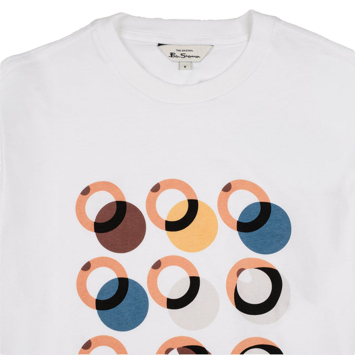 TARGET SHADOW TEE SHIRT - WHITE