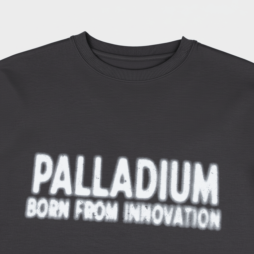 Born from Innovation Oversized Premium T-Shirt - Charcoal - view 2