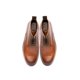 Brogue Boot (Leather) - Tan - CM1110