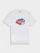 CASSETTE STACK TEE - WHITE