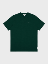Ben Sherman Essential target print crew neck t-shirt in college green – front view
