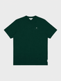 Ben Sherman Essential target print crew neck t-shirt in college green – front view