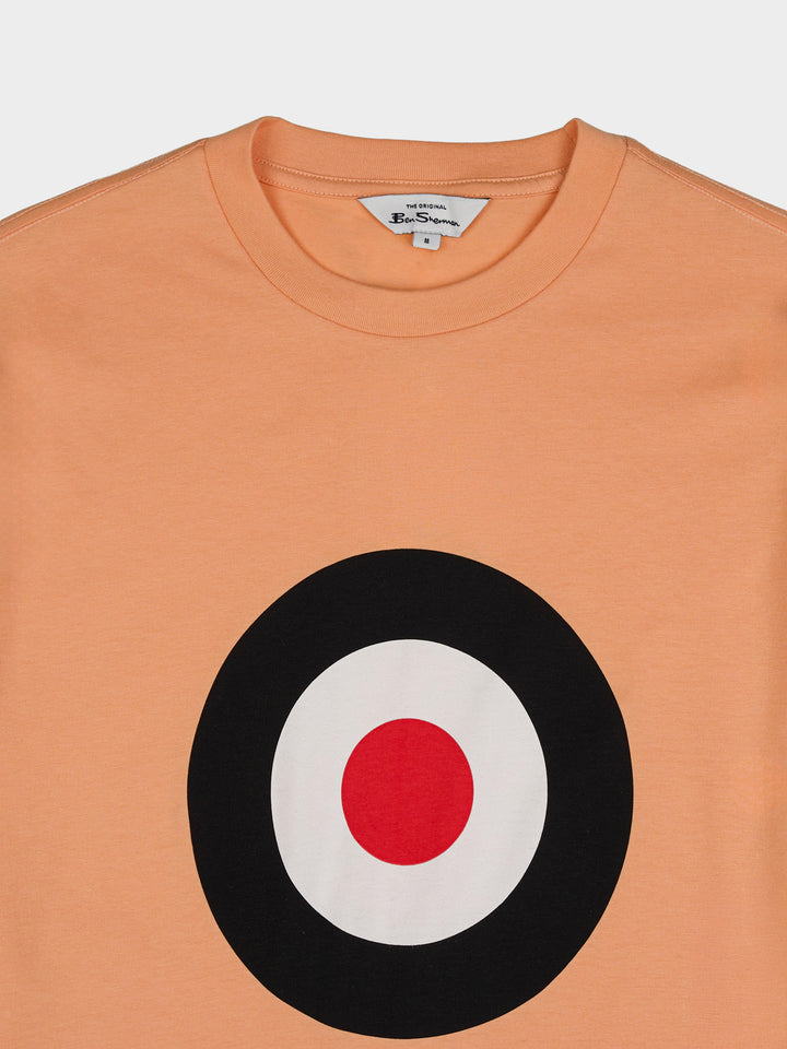 TARGET TEE SHIRT - CORAL SAND