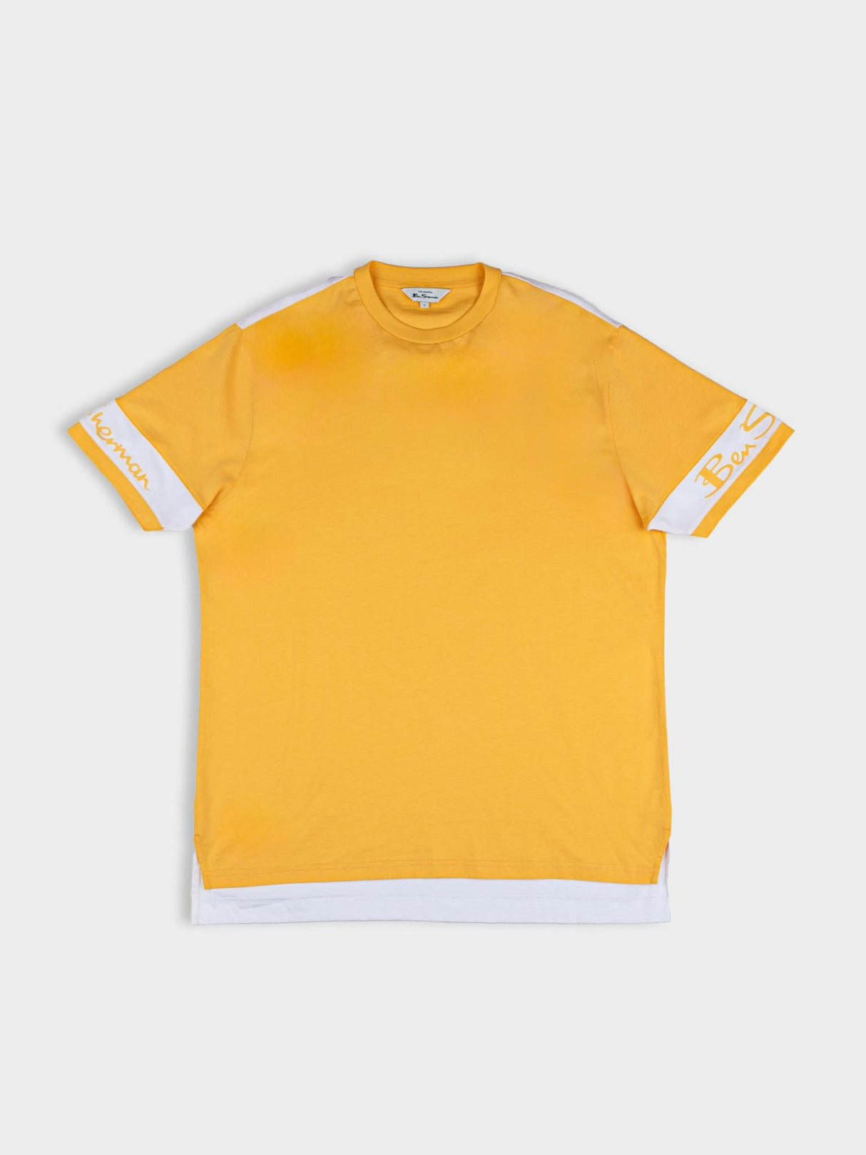 Color Block Tee - Banana