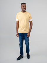 Color Block Tee - New Wheat