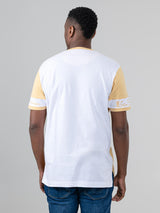 Color Block Tee - New Wheat