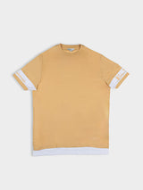 Color Block Tee - New Wheat