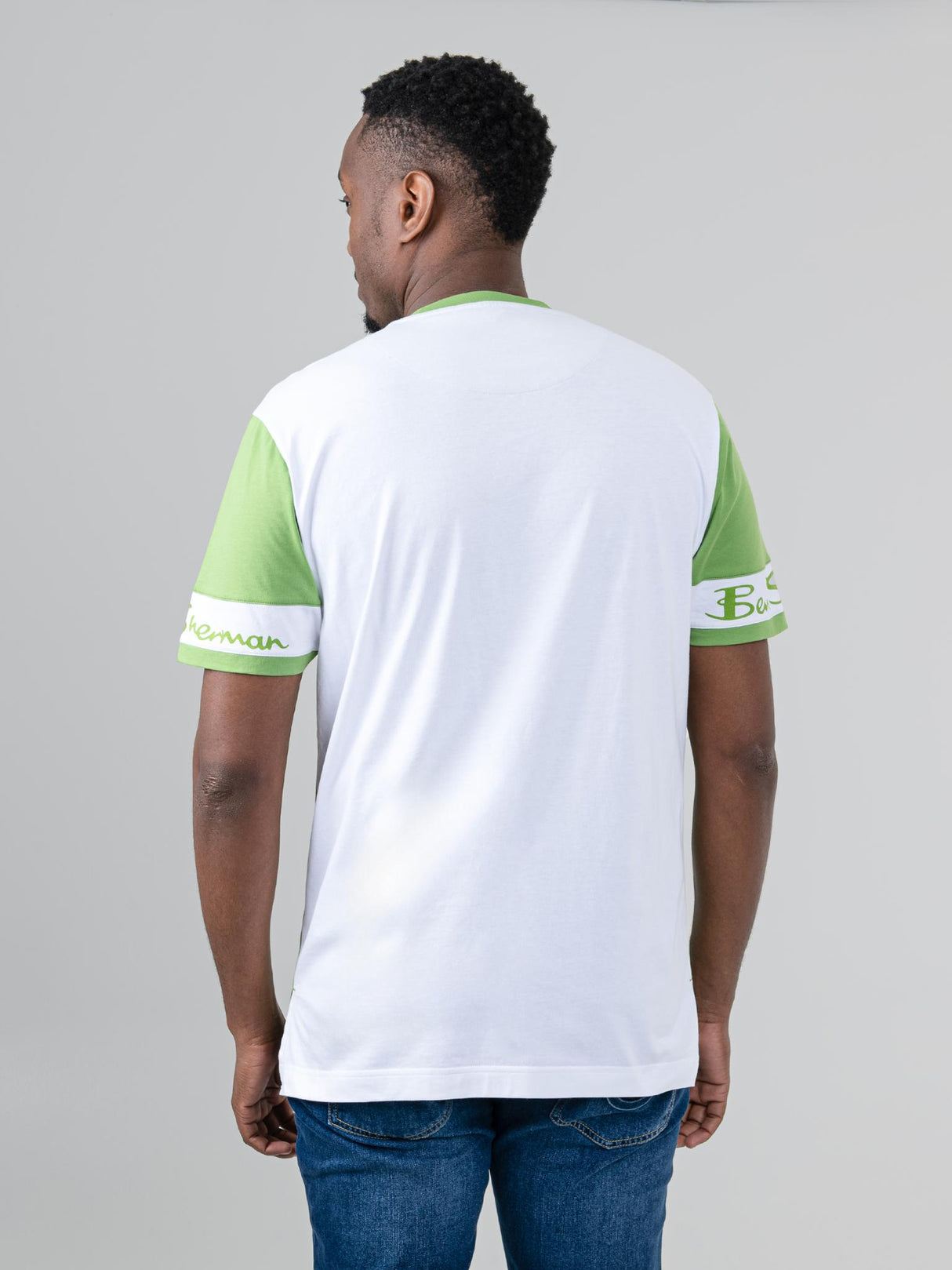 Color Block Tee - Piquant Green