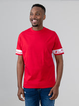 Color Block Tee - Red