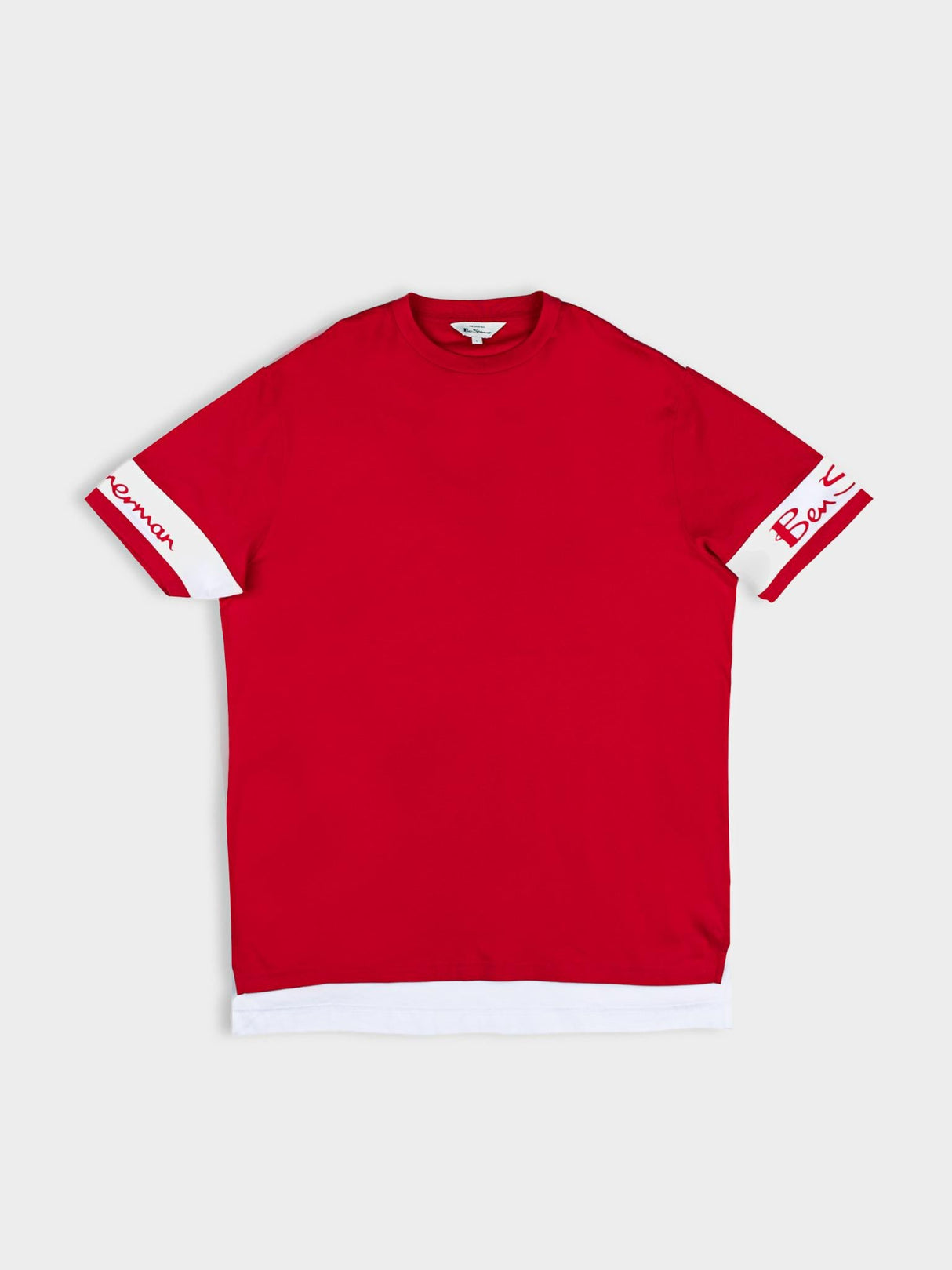 Color Block Tee - Red