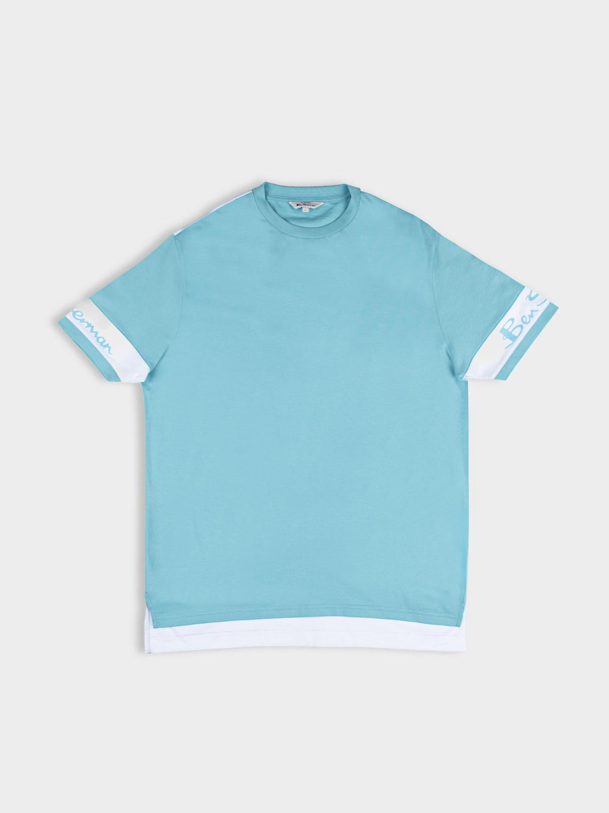 Color Block Tee - Retro Blue