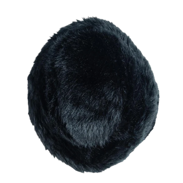 Cossack Faux Fur Hat - Black