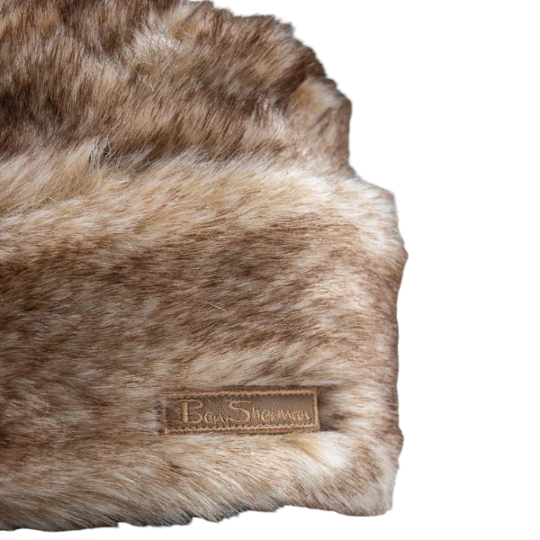 Cossack Faux Fur Hat - Tan - view 3