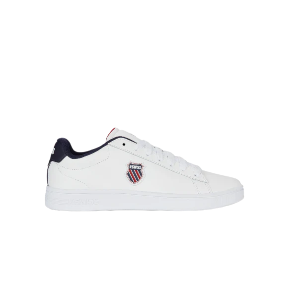 Court Shield II - White / Peacoat / Samba Red