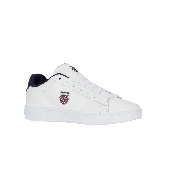 Court Shield II - White / Peacoat / Samba Red