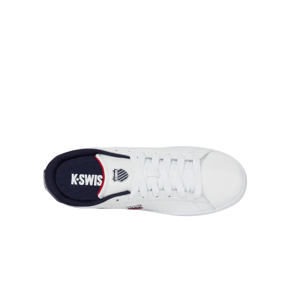 Court Shield II - White / Peacoat / Samba Red