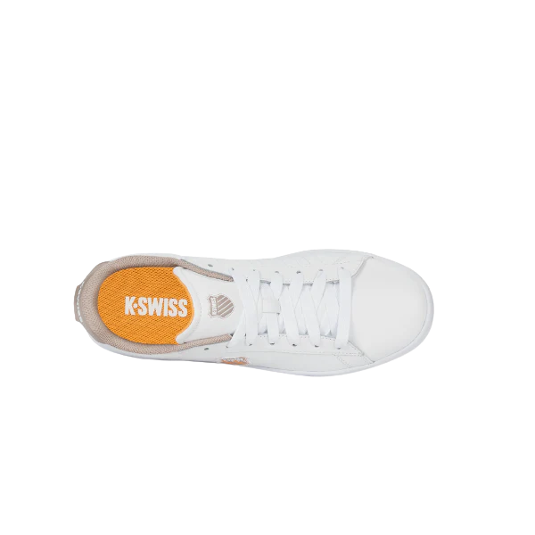 Court Shield II - White / Taupe / Jurassic Gold