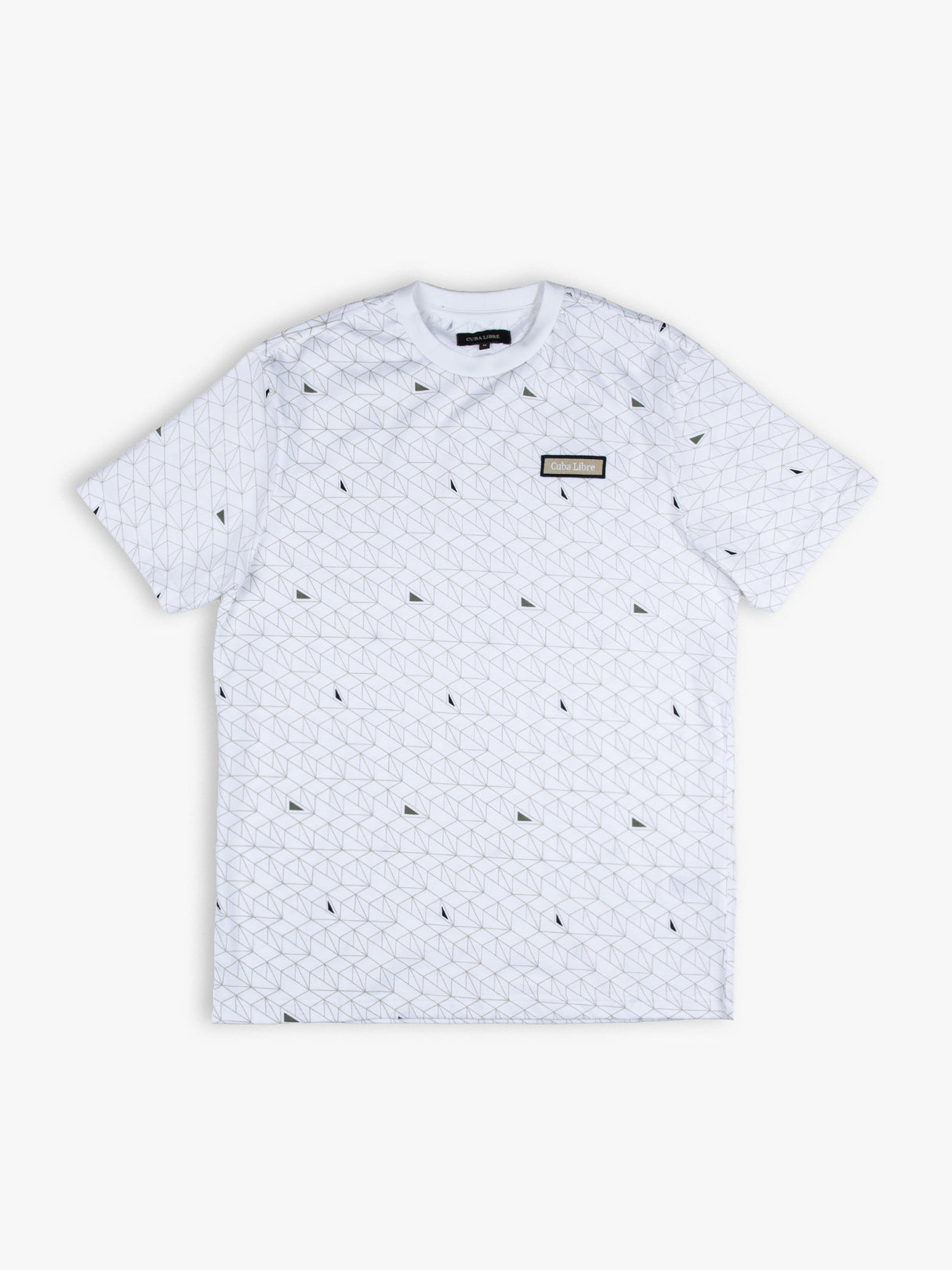Cuba Libre Tee - White Geo