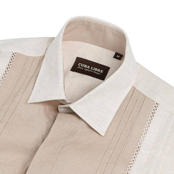 Cuba Libre Juan Long Sleeve Shirt - Natural Beige