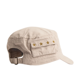Cuba Military Cap - Stone