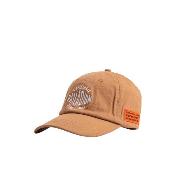 DAD CAP - WASHED COTTON -CAMEL