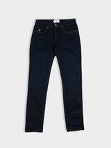 Slim Fit Garment wash Coated Spray - Dark Indigo