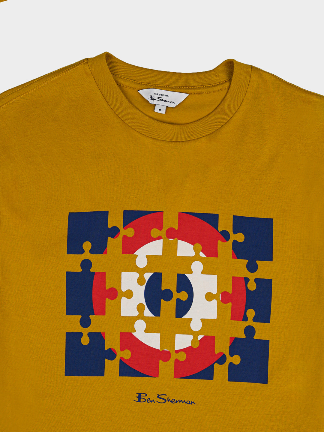 Ben Sherman Puzzle Target Tee Shirt - Dijon