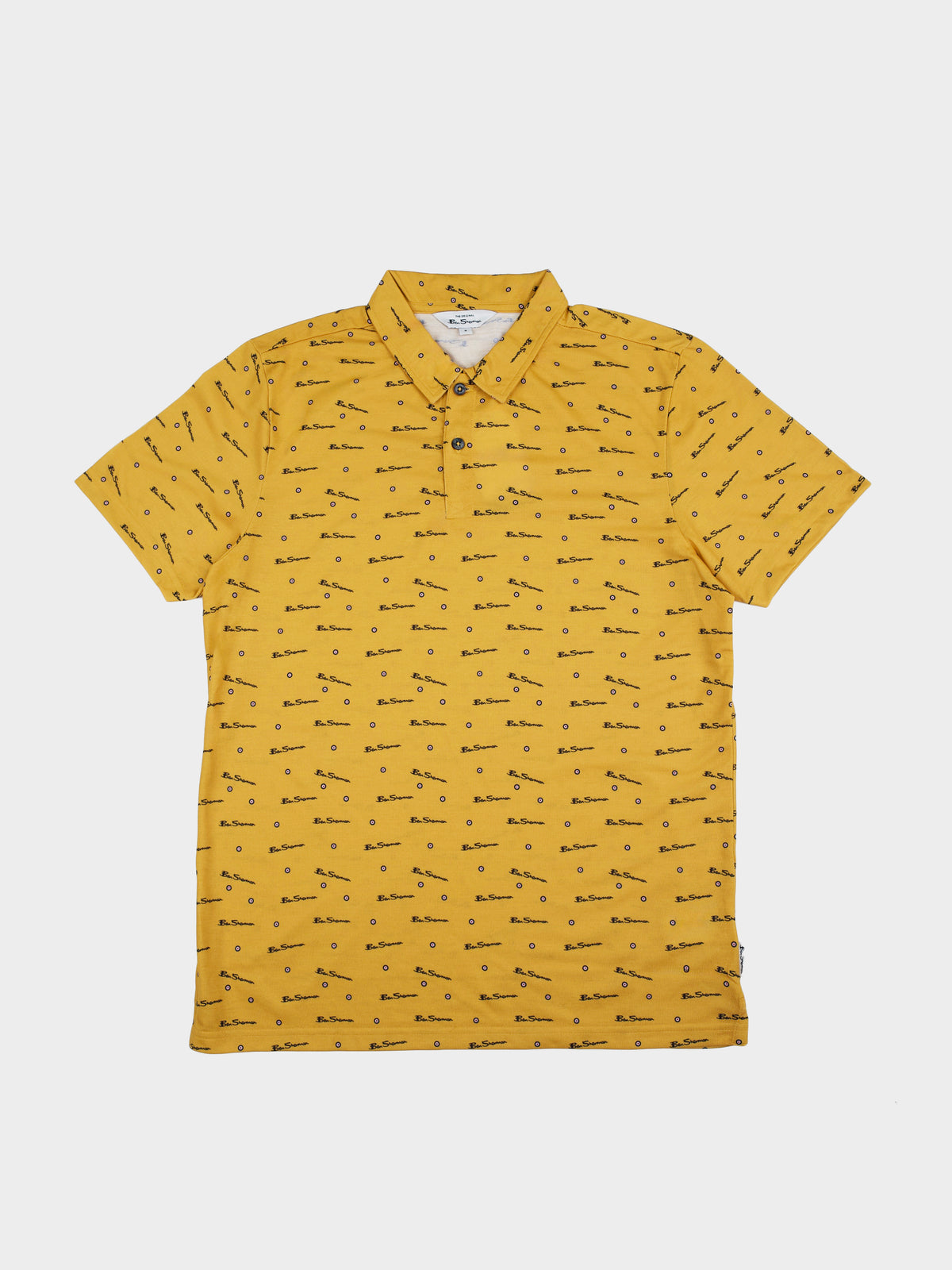 BEN TAR ALL OVER PRINT POLO - DIJON