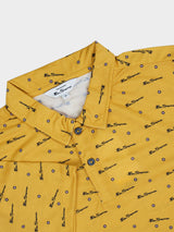 BEN TAR ALL OVER PRINT POLO - DIJON