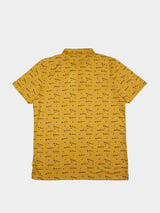 BEN TAR ALL OVER PRINT POLO - DIJON