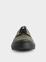B Leather Brogue  - Moss