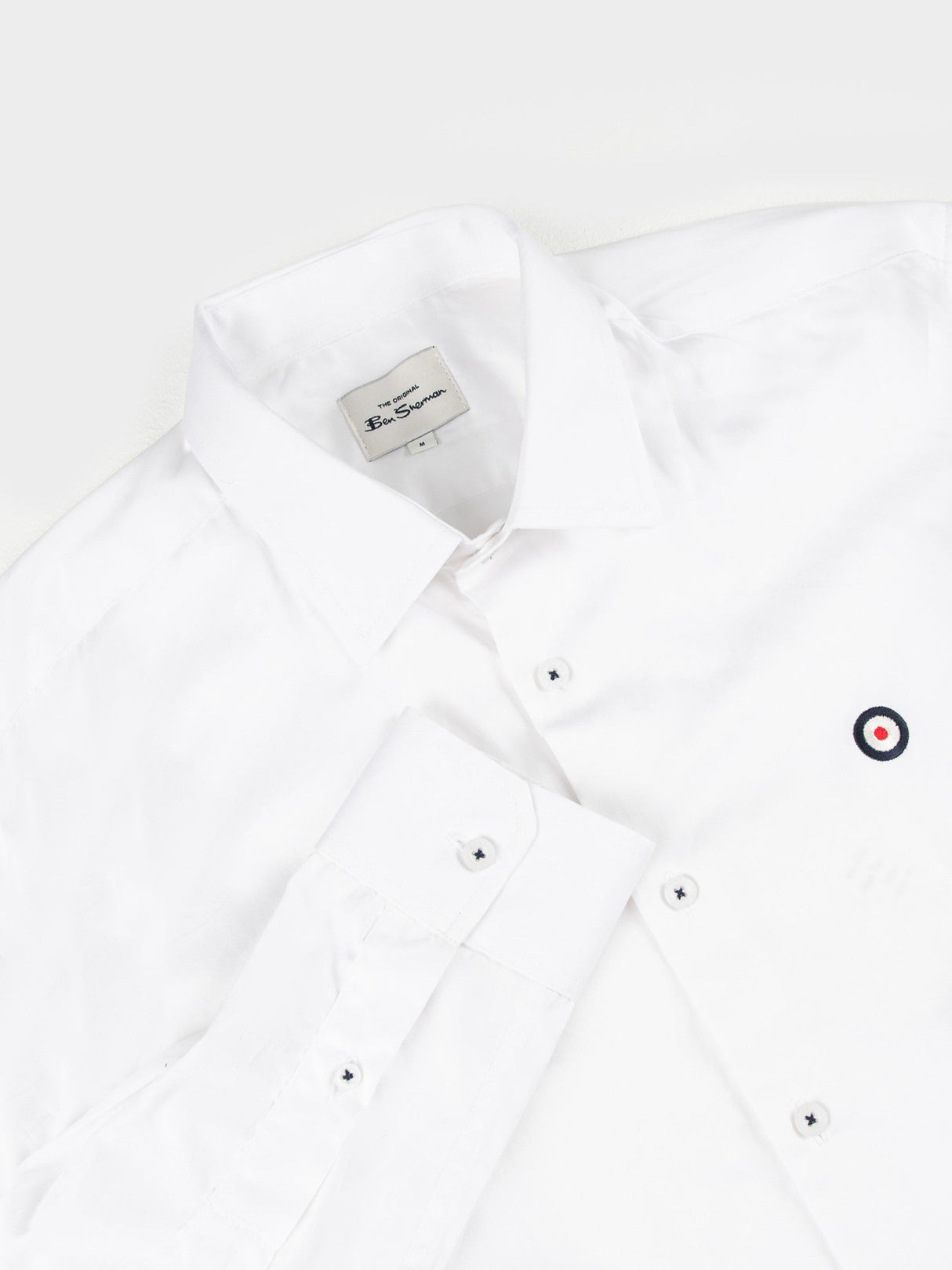 BEN TARGET SHIRT -  White