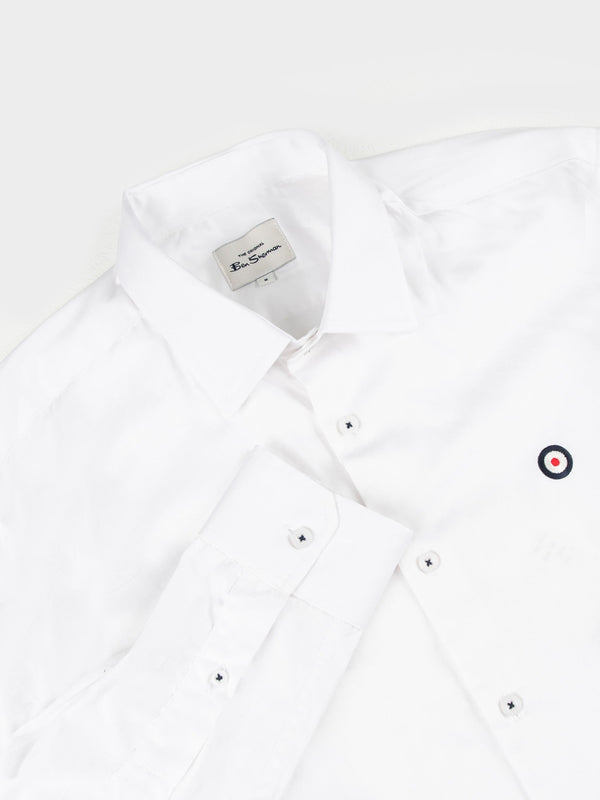 BEN TARGET SHIRT -  White