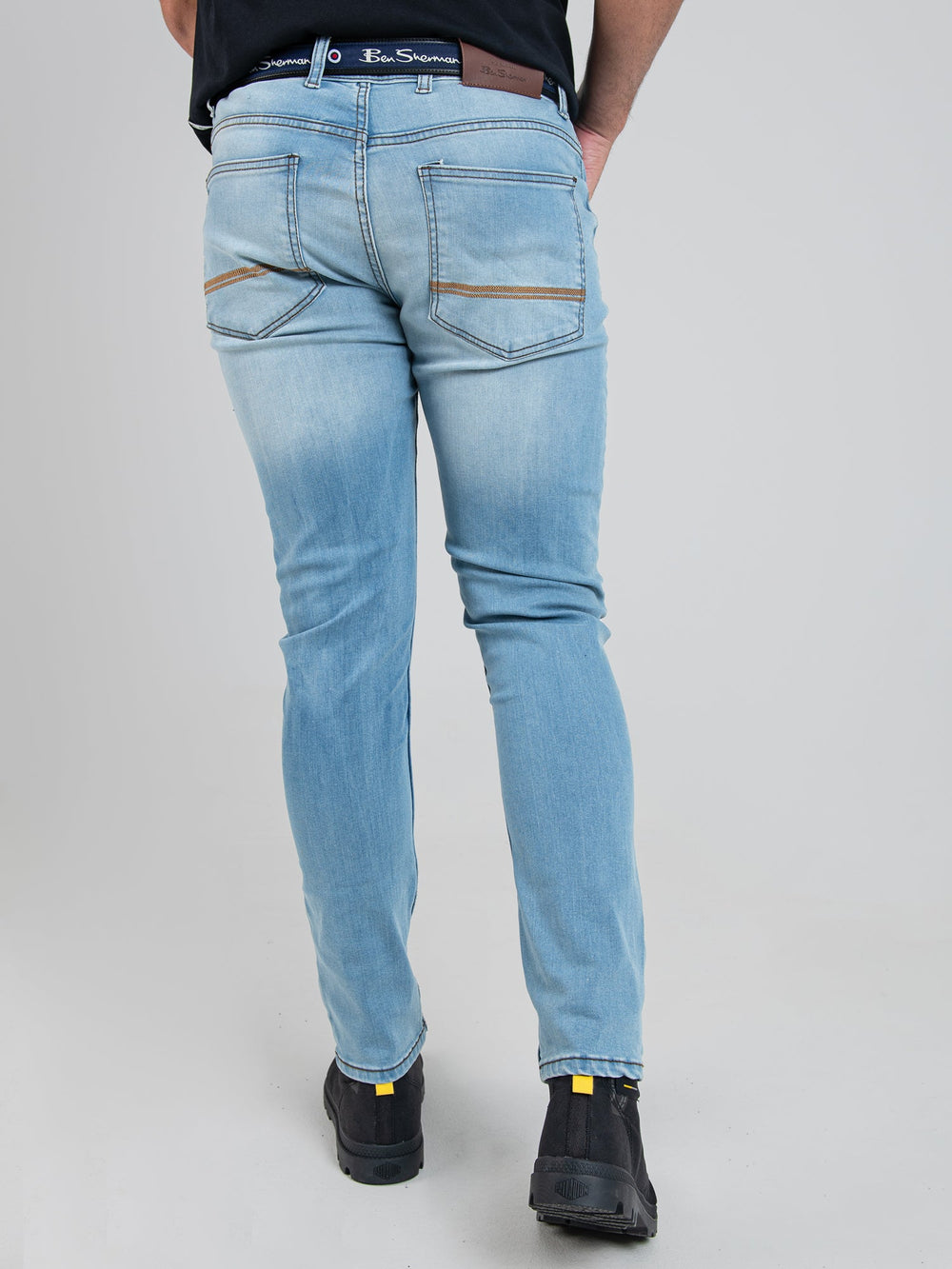 Essentials Slim Fit Denim - Light Blue - view 2