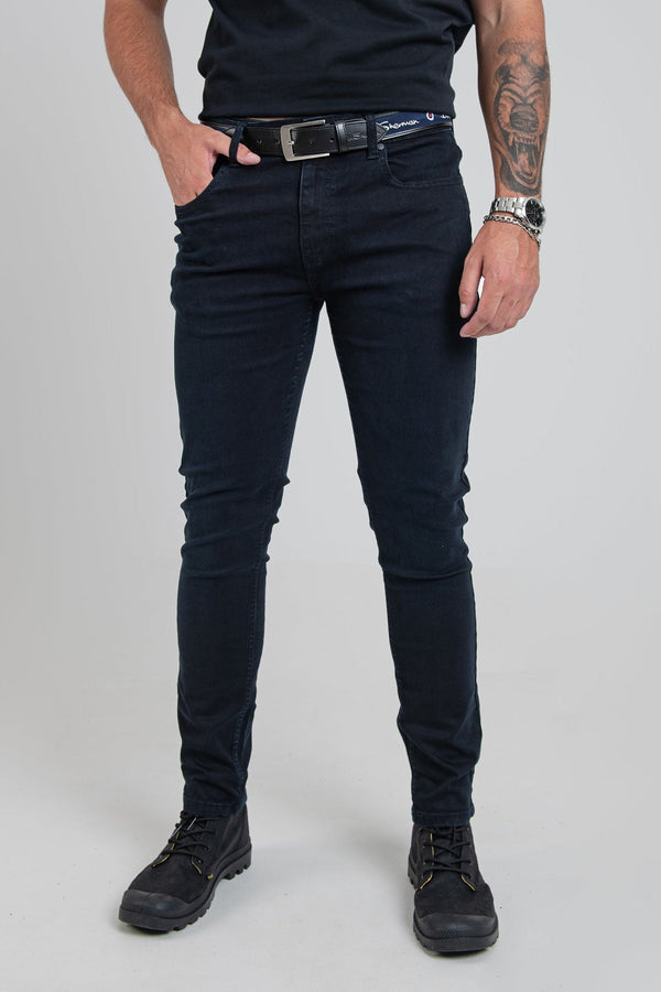 Essentials Slim Fit Denim - Blue Black