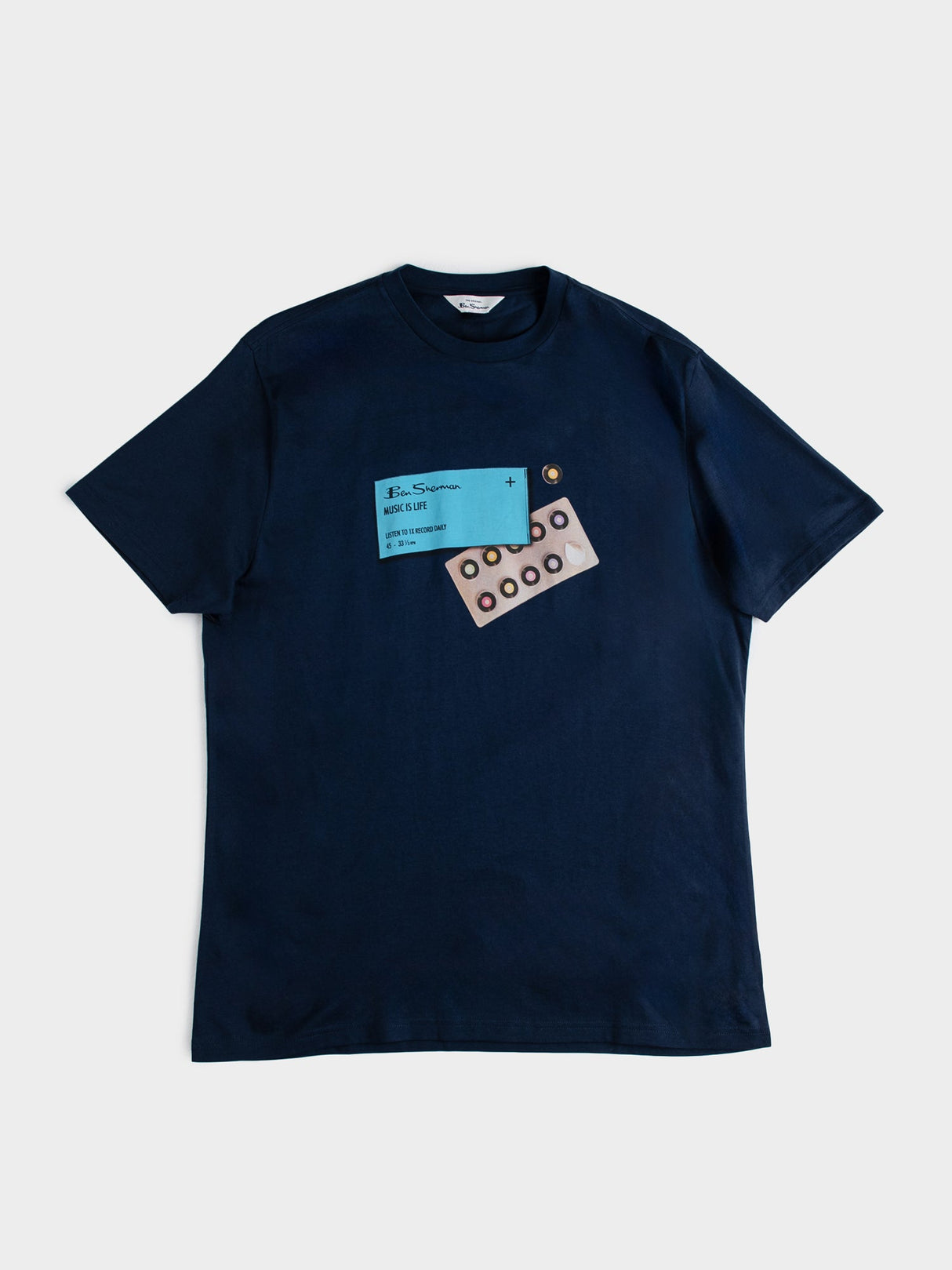 Music life Tee - Navy