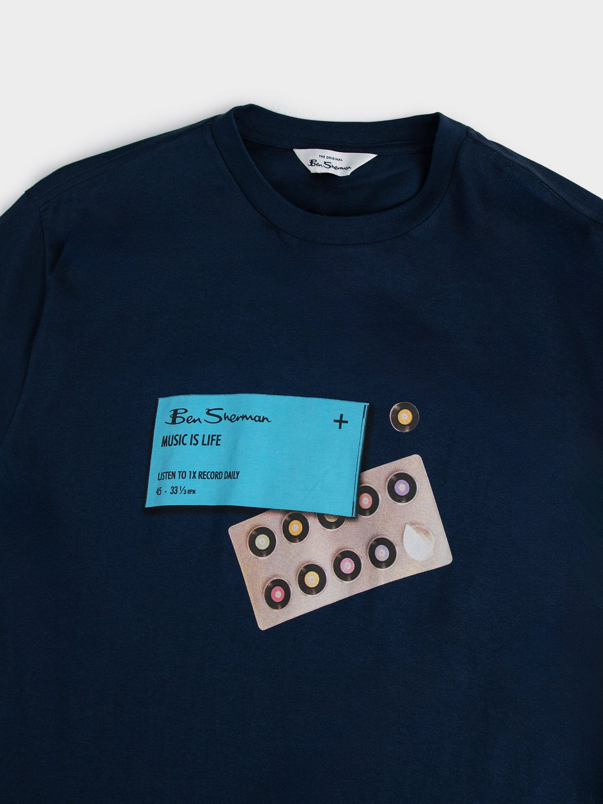 Music life Tee - Navy