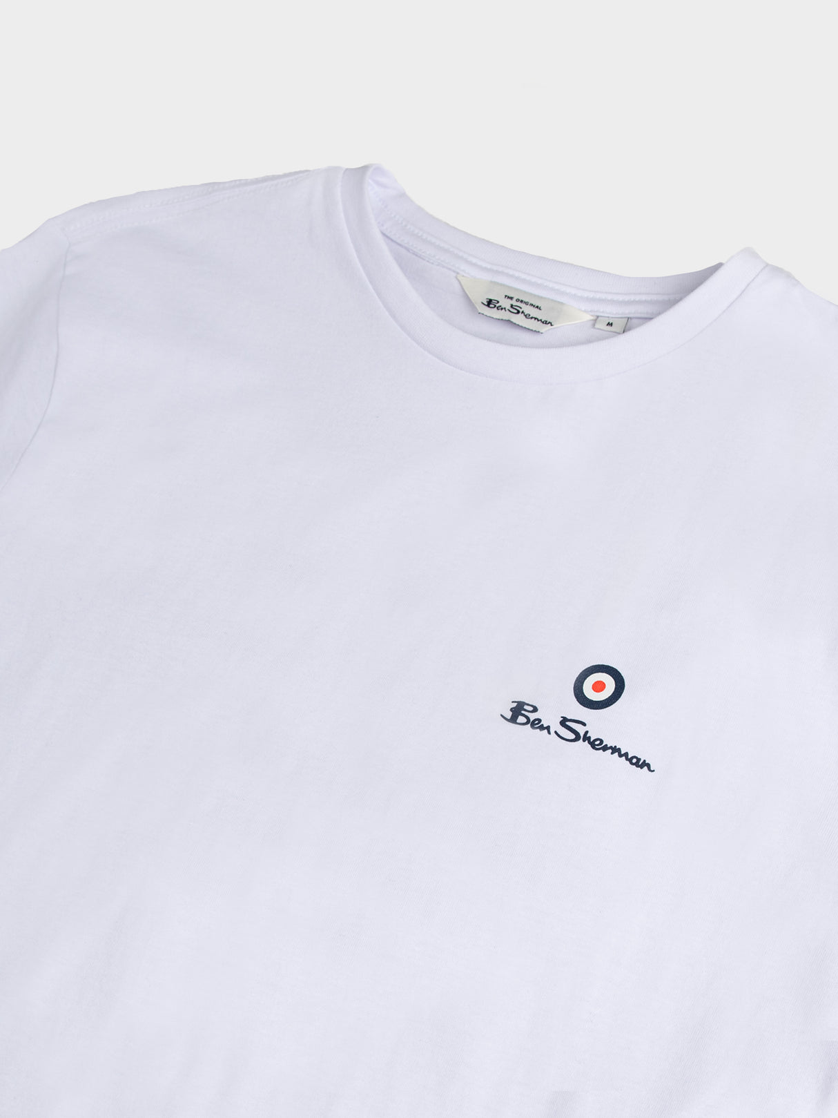 ESSENTIAL TAR PRNT CREW TEE SHIRT WHITE