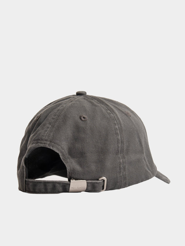 DAD CAP - WASHED COTTON -CHARCOAL