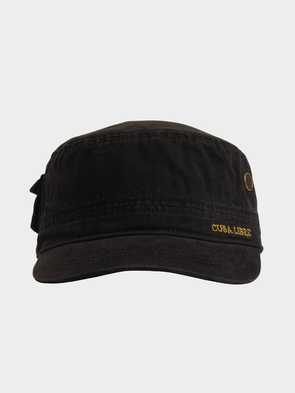 Cuba Military Cap - Black