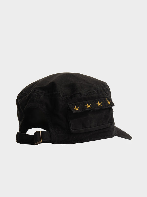 Cuba Military Cap - Black